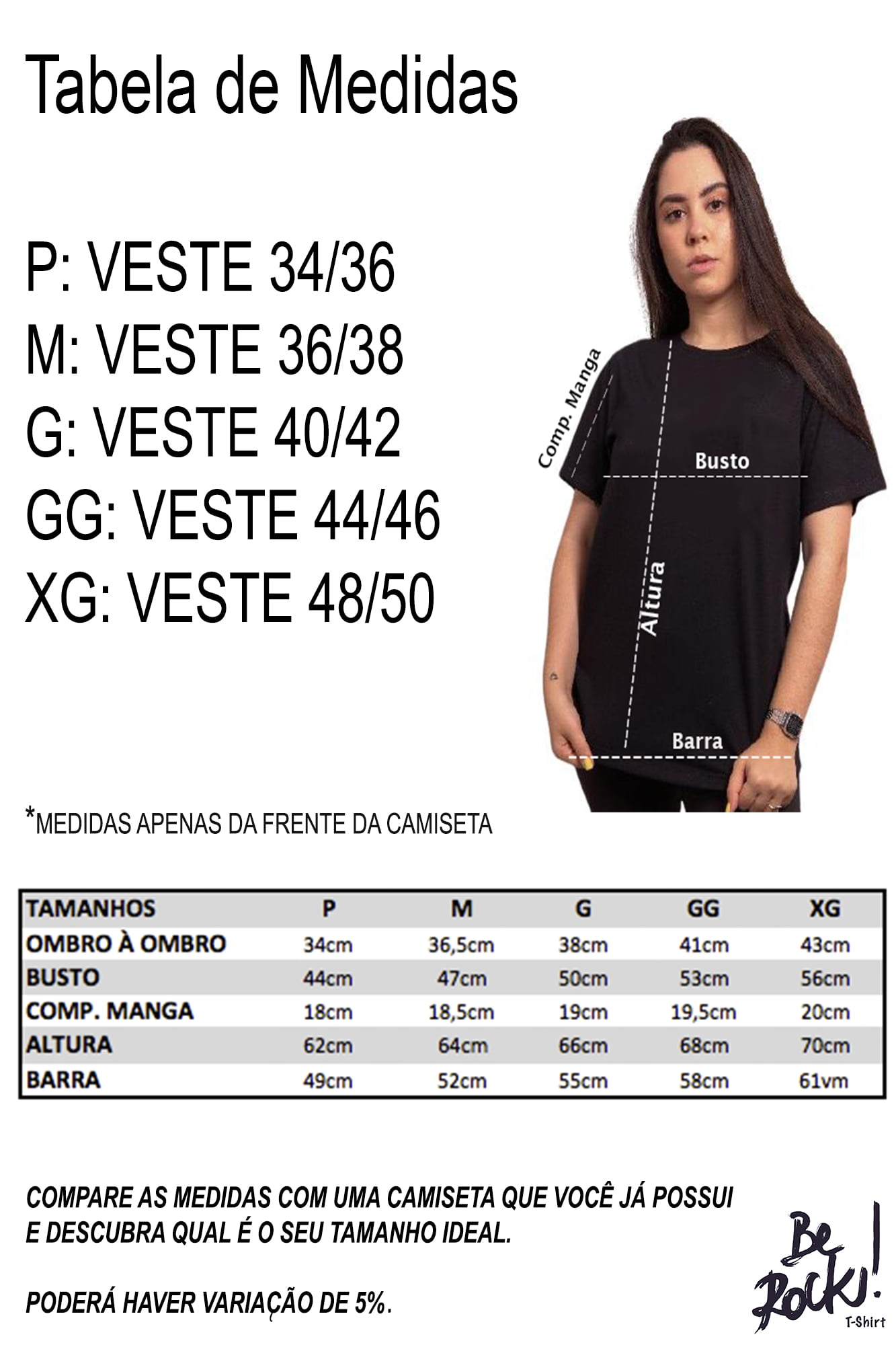 Blusa camiseta t-shirt estampada você é uma mulher malha - R