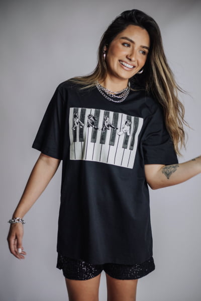 Blusa best sale feminina beatles